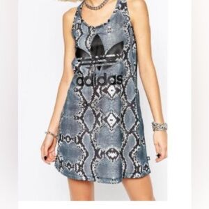 Adidas sneake print racerback summer dress